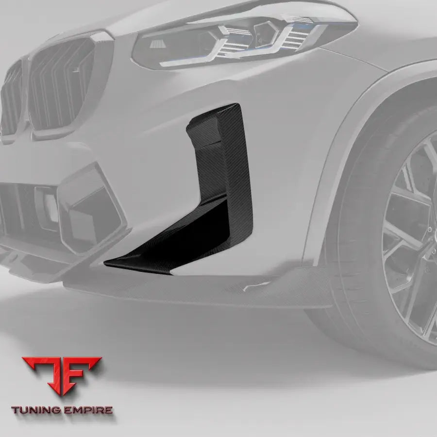 BMW X4M F98 LCI CARBON FIBER BUMPER AIR INTAKE COVERS
