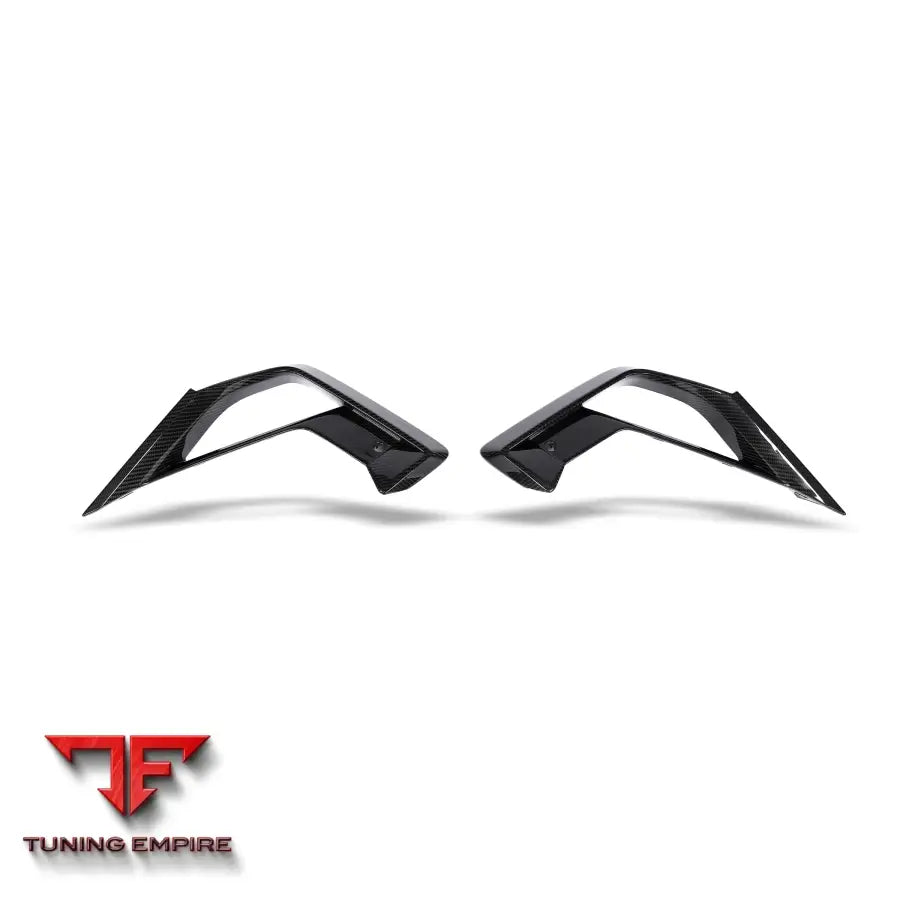 BMW X4M F98 LCI CARBON FIBER BUMPER AIR INTAKE COVERS