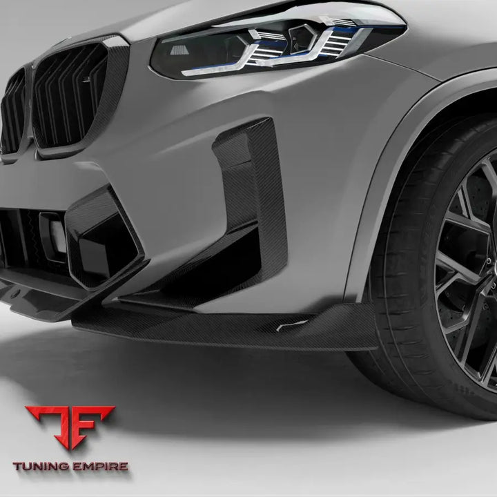 BMW X4M F98 LCI CARBON FIBER BUMPER AIR INTAKE COVERS