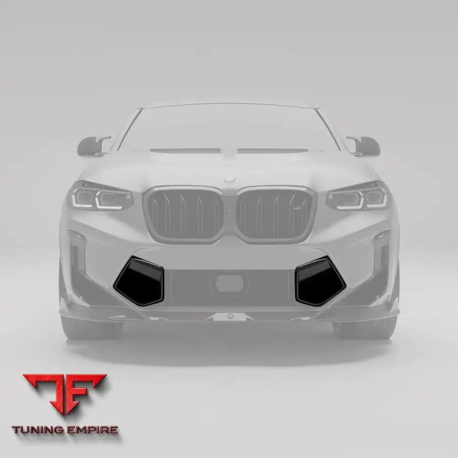 BMW X4M F98 LCI CARBON FIBER FRONT BUMPER VENTS
