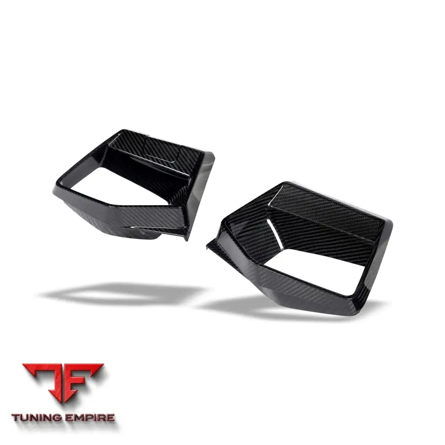 BMW X4M F98 LCI CARBON FIBER FRONT BUMPER VENTS
