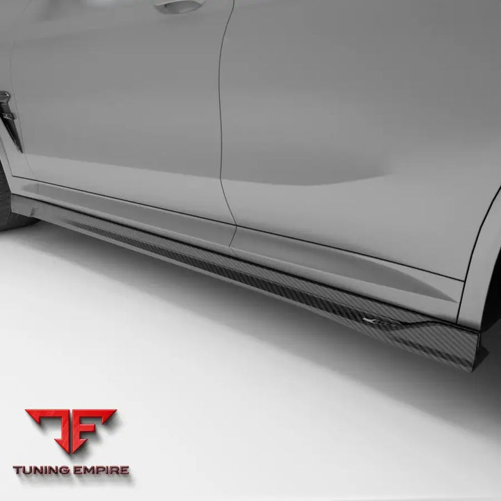 BMW X4M F98 LCI CARBON FIBER SIDE SKIRTS
