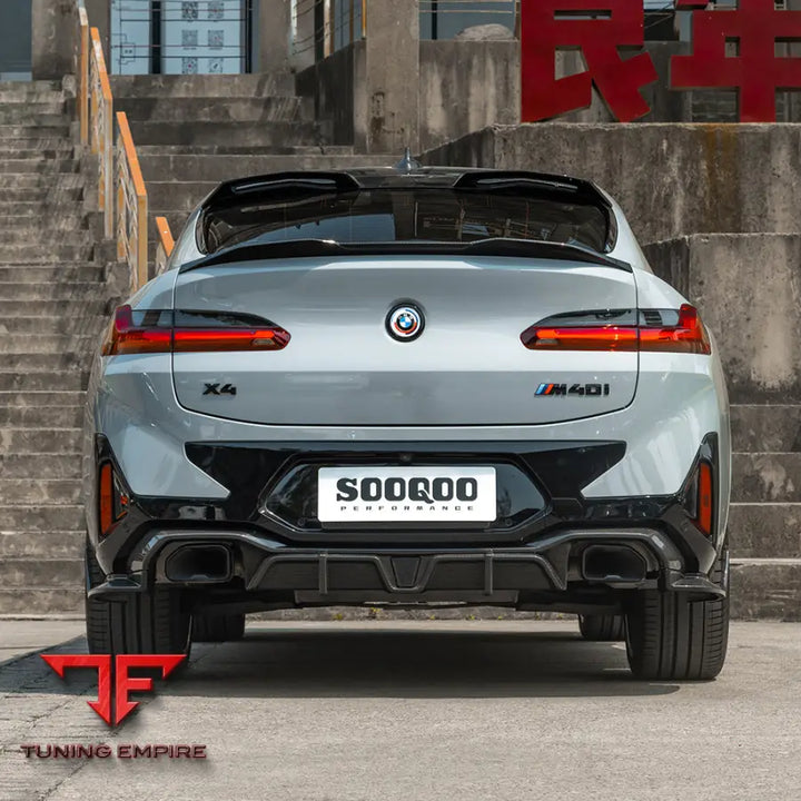 BMW X4M F98 REAR SPOILER IN PREPREG CARBON FIBRE - Carbon Fibre Parts