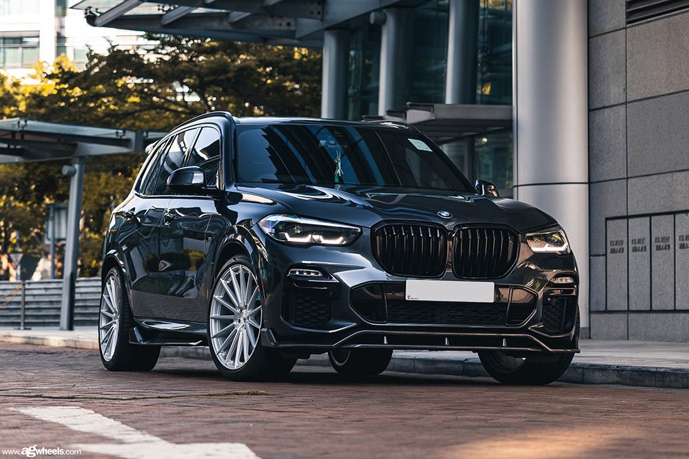 BMW X5 on custom forged wheels