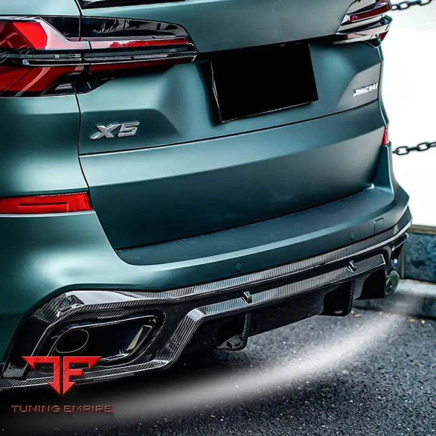 BMW X5 G05/G18 LCI CARBON FIBER REAR DIFFUSER 2023Y