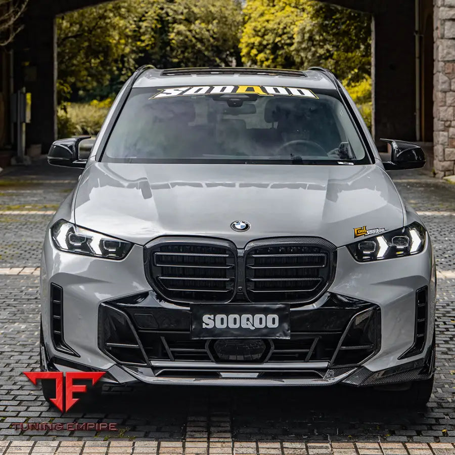 BMW X5 G05 LCI FRONT LIP IN PREPREG CARBON FIBRE - Carbon Fibre Parts