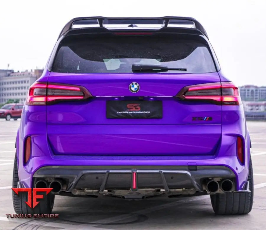 BMW X5M/C X6M/C F95 F96 AE REAR DIFFUSER & CANARDS - Rear Diffuser