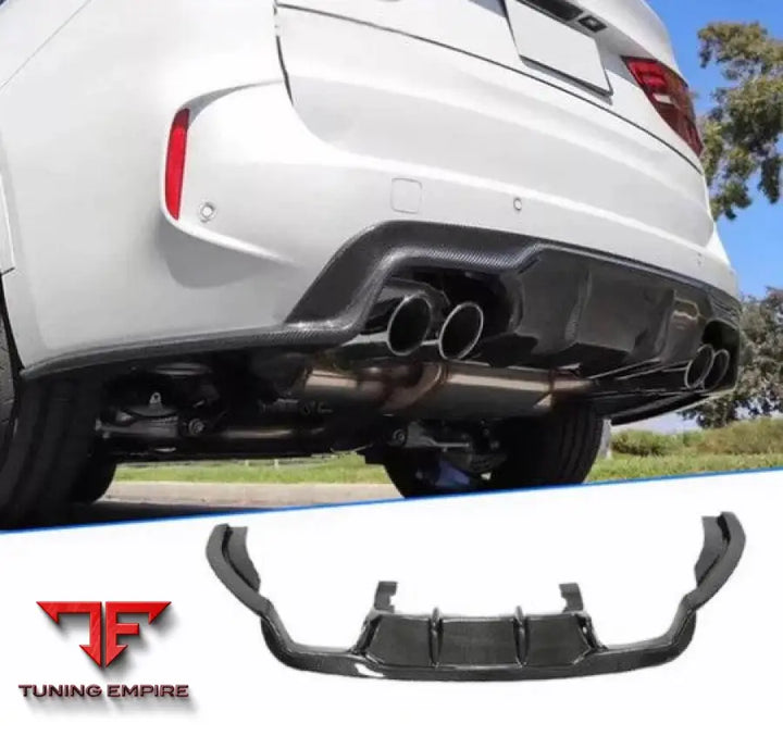 BMW X5M F85 CARBON FIBER REAR BUMPER DIFFUSER 2015-2019Y