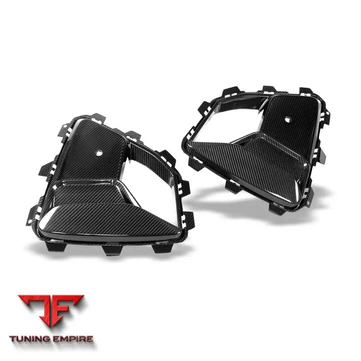 BMW X5M F95 LCI CARBON FIBER FRONT BUMPER AIR VENTS