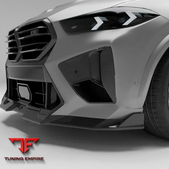 BMW X5M F95 LCI CARBON FIBER FRONT BUMPER AIR VENTS