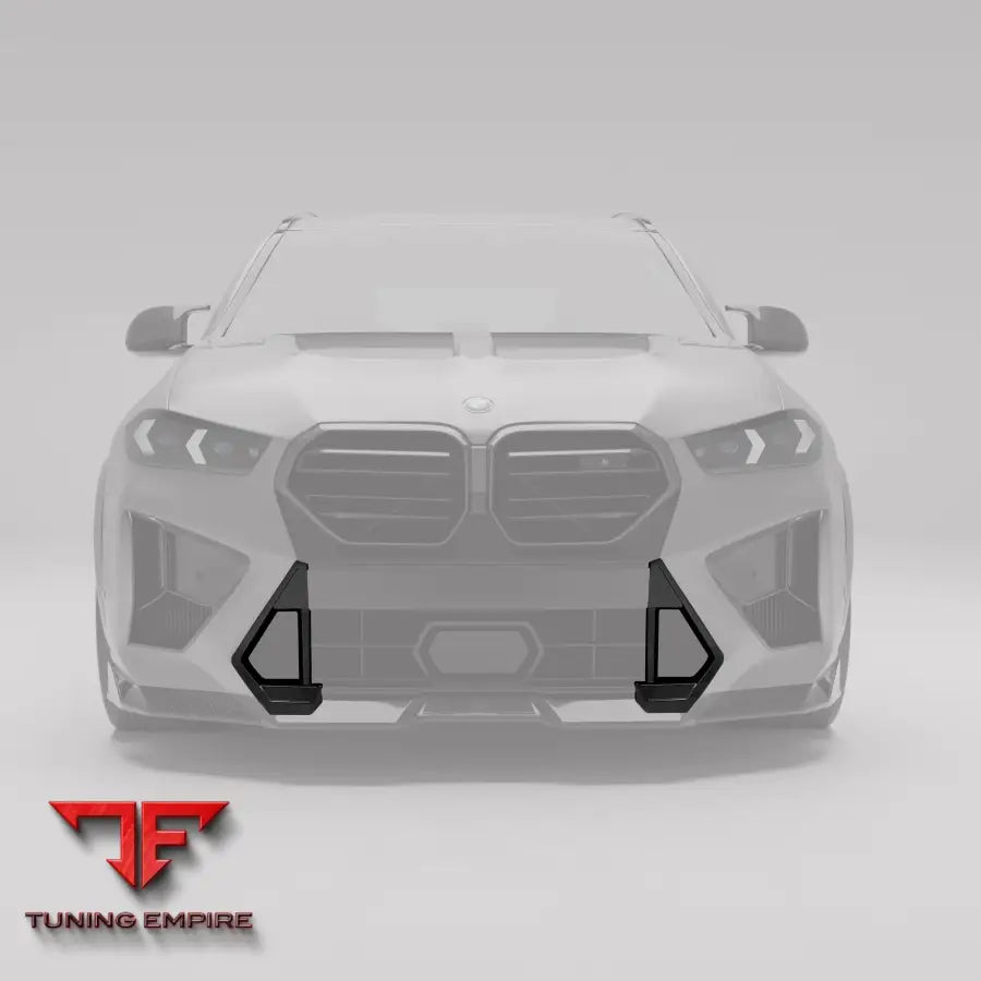 BMW X5M F95 LCI CARBON FIBER FRONT LIP VENT TRIMS
