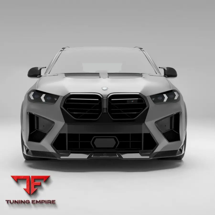 BMW X5M F95 LCI CARBON FIBER FRONT LIP VENT TRIMS