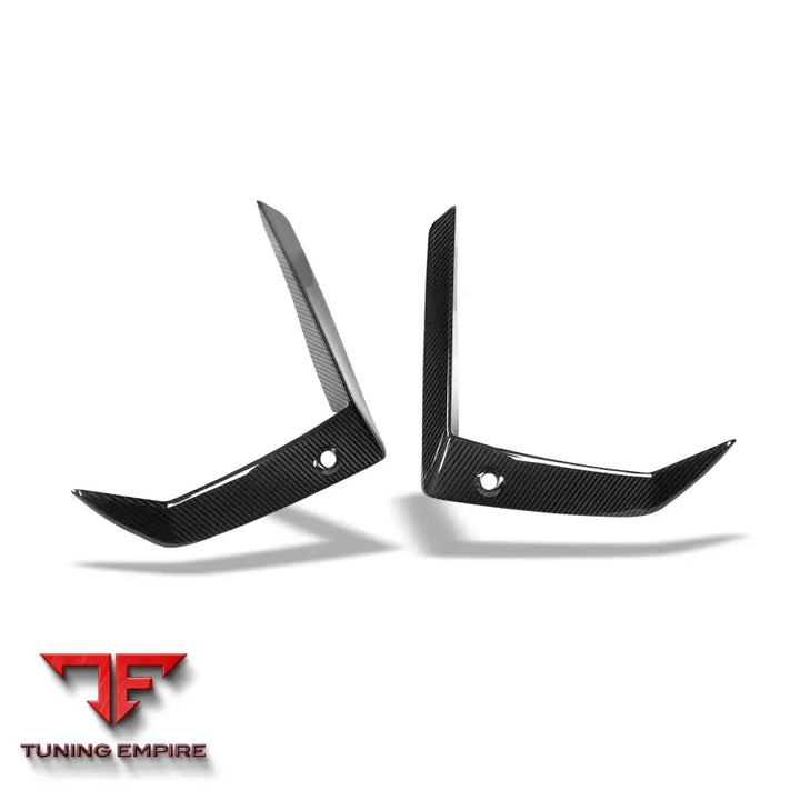 BMW X5M F95 PRE-LCI CARBON FIBER FRONT BUMPER CANARDS