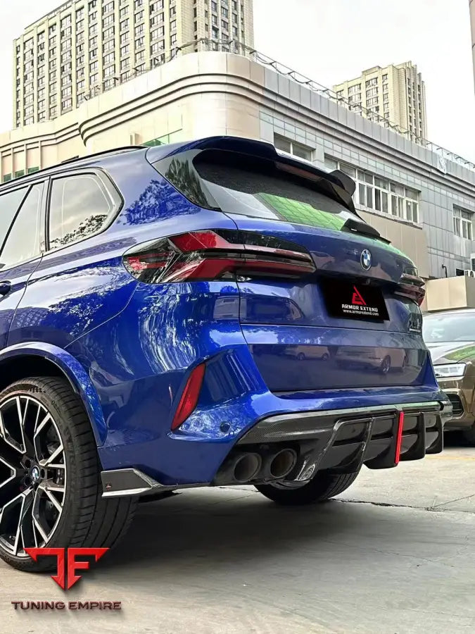 BMW X5M X5MC F95 & X6M X6MC F96 2020-ON AE V2 REAR DIFFUSER & CANARDS - Rear Diffuser