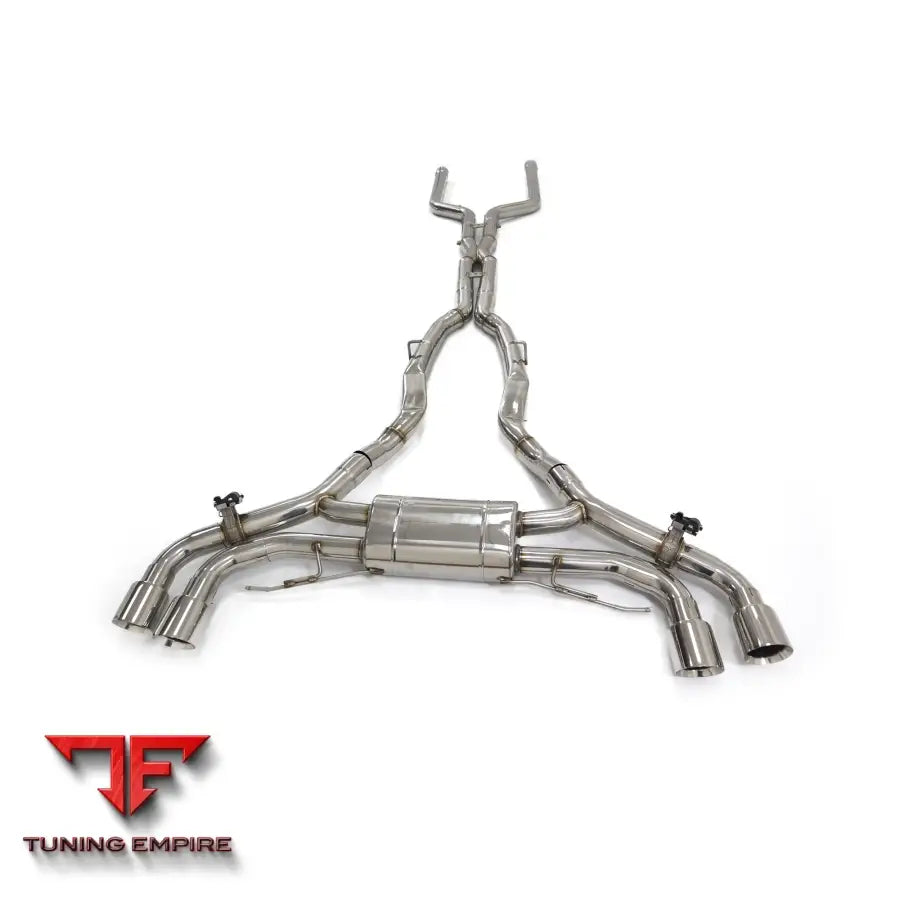 BMW X5M/X6M F95/F96 4.4T S63 V8 STAINLESS STEEL CATBACK RAZOR EXHAUST WITH MUFFLER VALVE