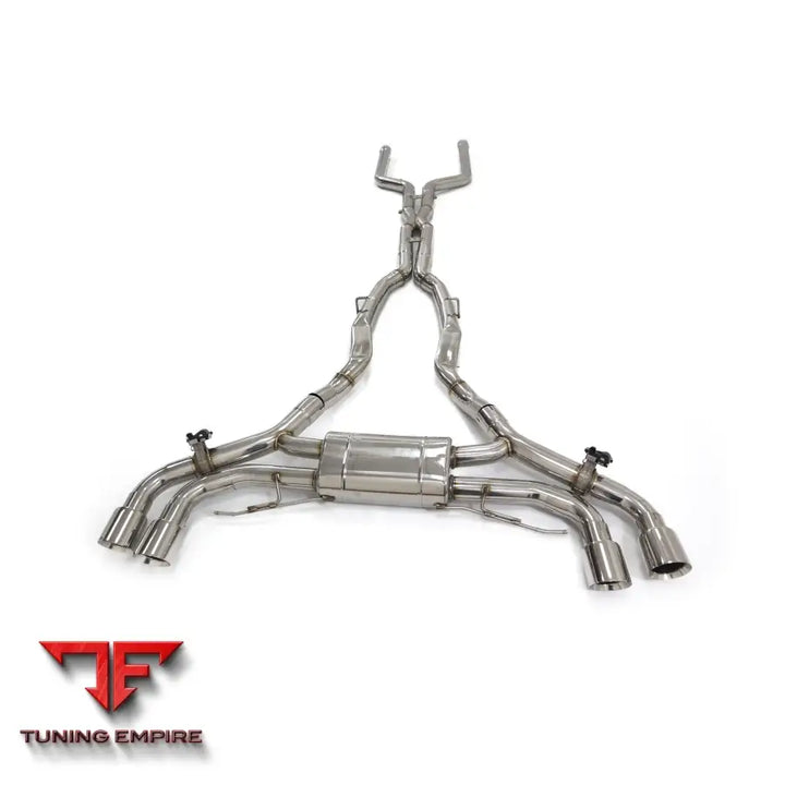 BMW X5M/X6M F95/F96 4.4T S63 V8 STAINLESS STEEL CATBACK RAZOR EXHAUST WITH MUFFLER VALVE