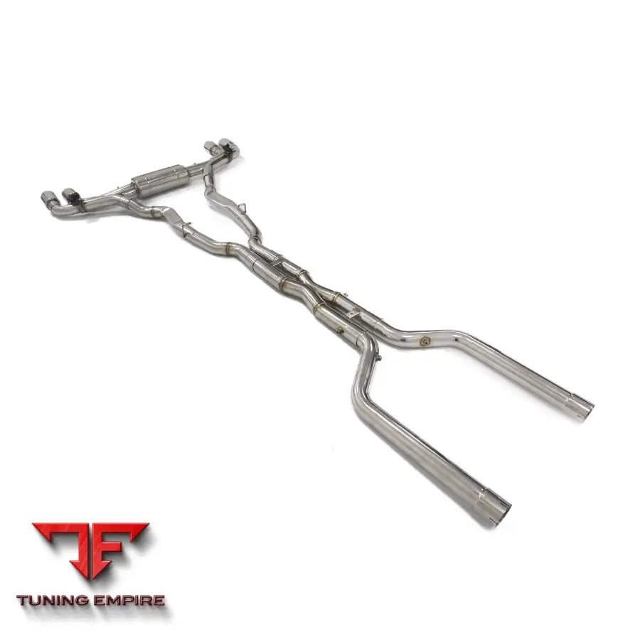 BMW X5M X6M F95 F96 4.4T STAINLESS STEEL CATBACK RAZOR EXHAUST WITH MUFFLER VALVE