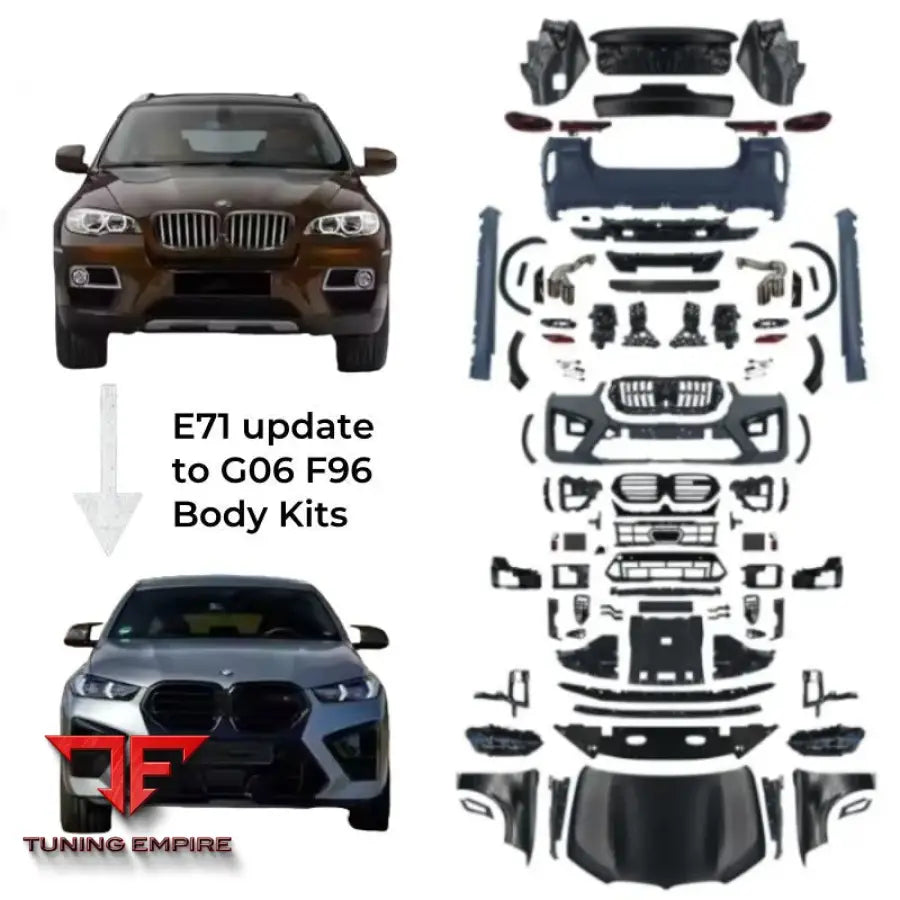 BMW X6 E71 BODY KIT UPGRADE KIT TO G06 2008-2013