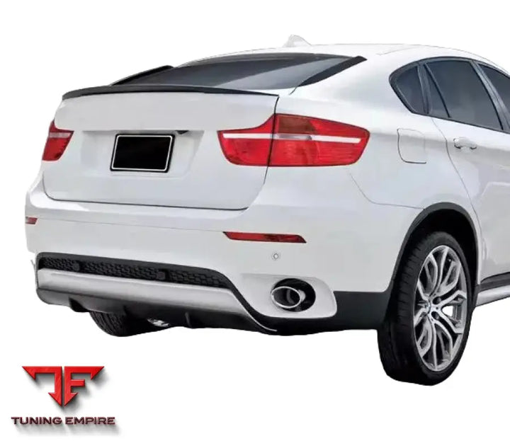 BMW X6 E71 GLOSS BLACK REAR DIFFUSER