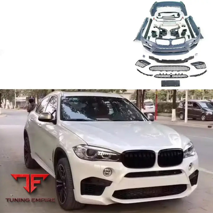 BMW X6 F16 TO X6M BODY KIT FRONT BUMPER GRILLE 2013-2018