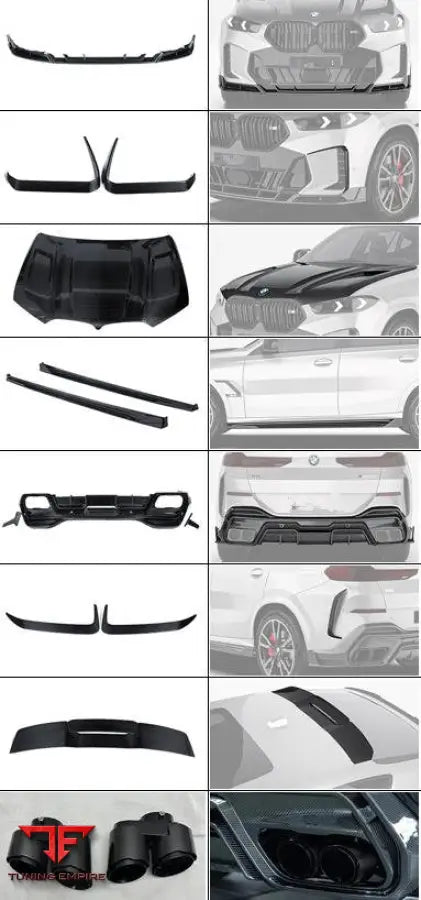 BMW X6 G06 CARBON FIBER BODY KIT