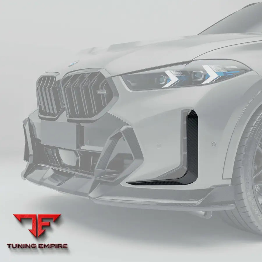 BMW X6 G06 LCI CARBON FIBER FRONT CANARDS