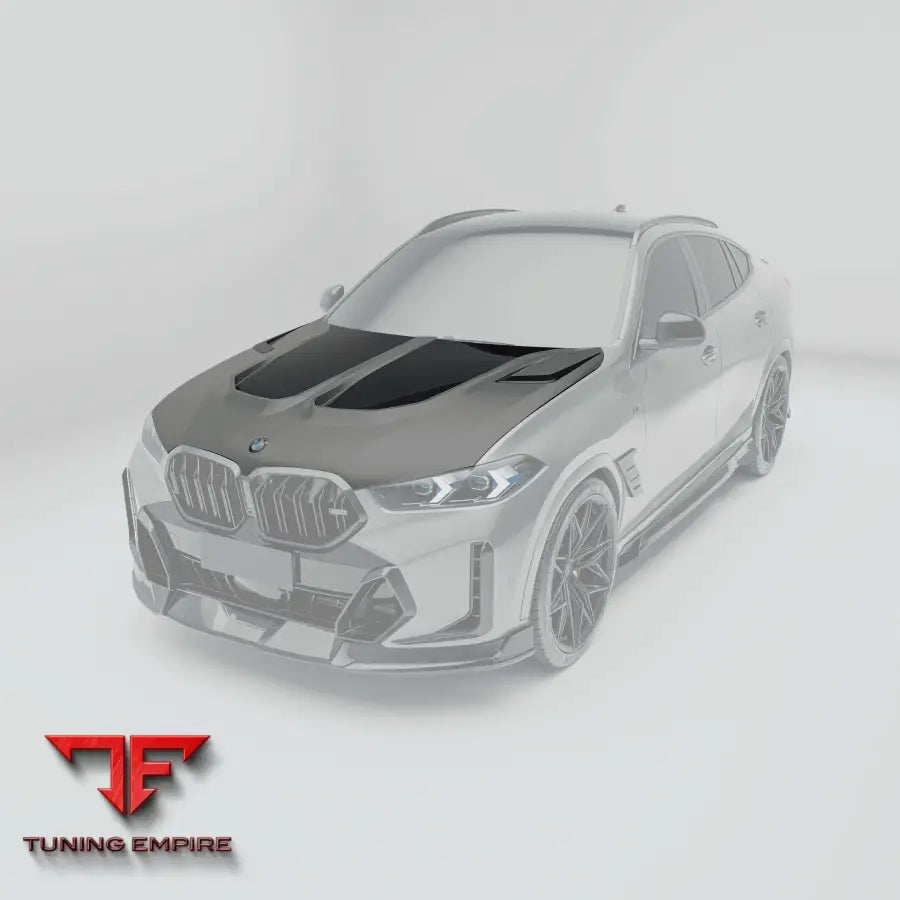 BMW X6 G06 LCI CARBON FIBER HOOD