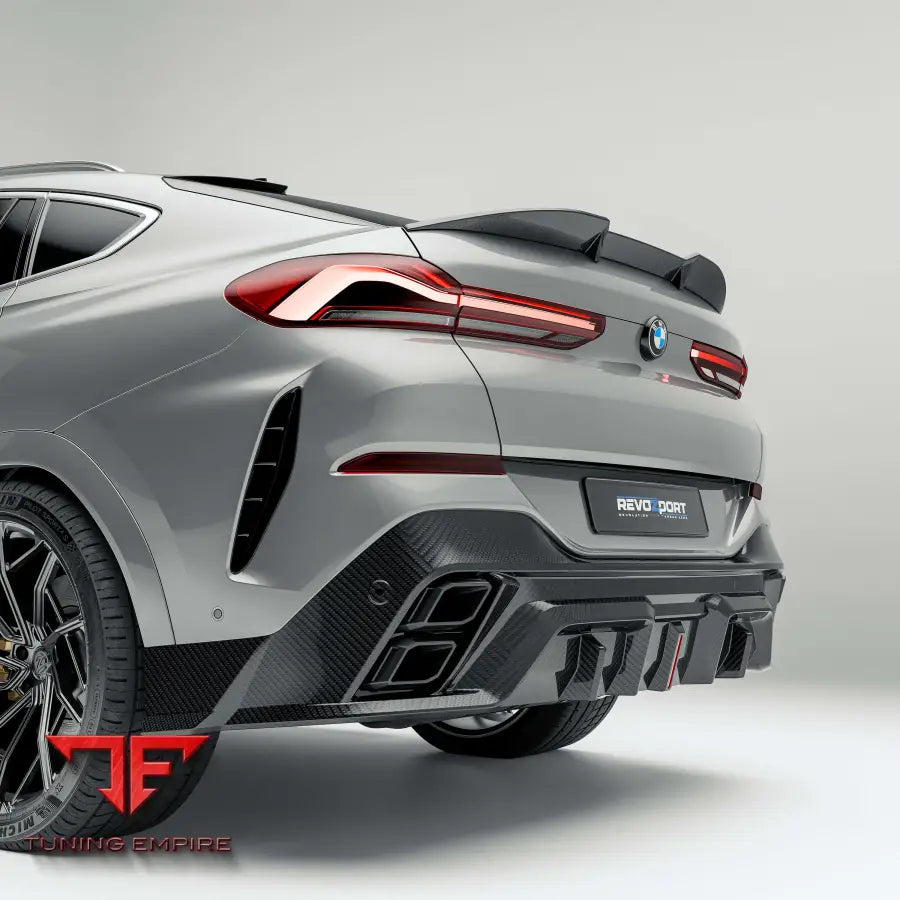 BMW X6 G06 LCI CARBON FIBER REAR DIFFUSER