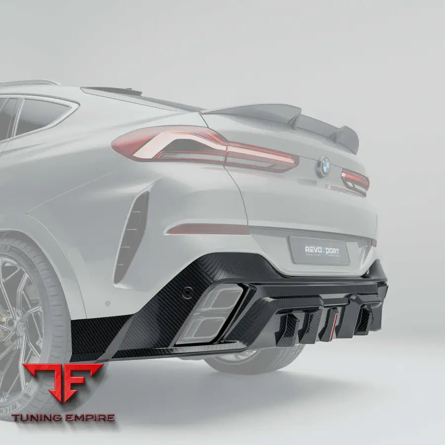 BMW X6 G06 LCI CARBON FIBER REAR DIFFUSER