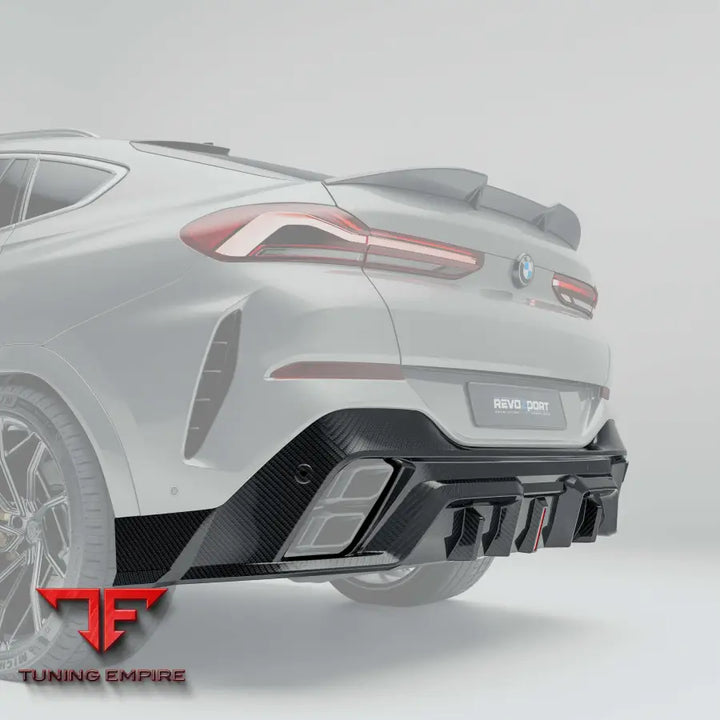 BMW X6 G06 LCI CARBON FIBER REAR DIFFUSER