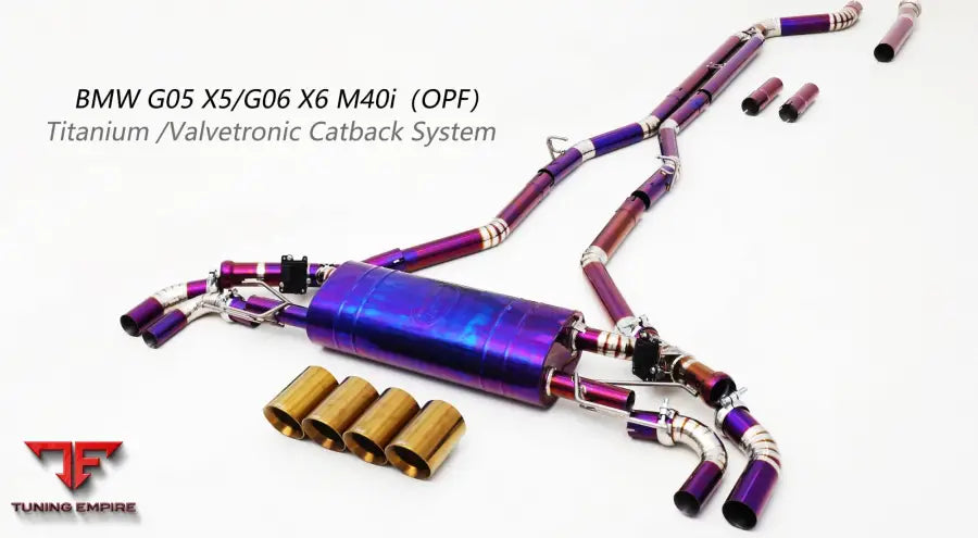 Bmw X6 G06 M50I Titanium Valvetronic Catback System