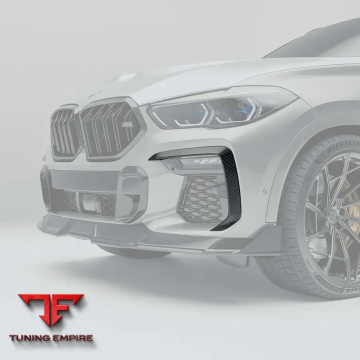 BMW X6 G06 PRE-LCI CARBON FIBER FRONT CANARDS