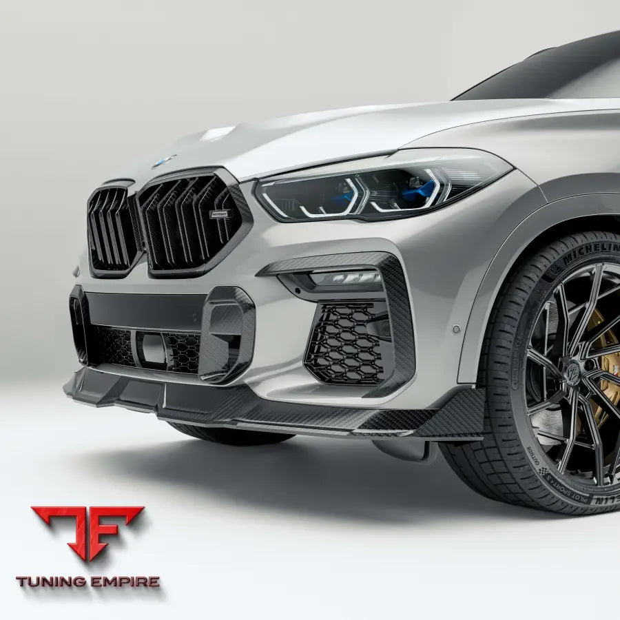 BMW X6 G06 PRE-LCI CARBON FIBER FRONT CANARDS