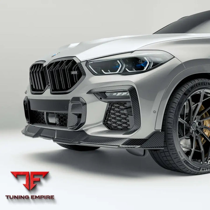 BMW X6 G06 PRE-LCI CARBON FIBER FRONT CANARDS