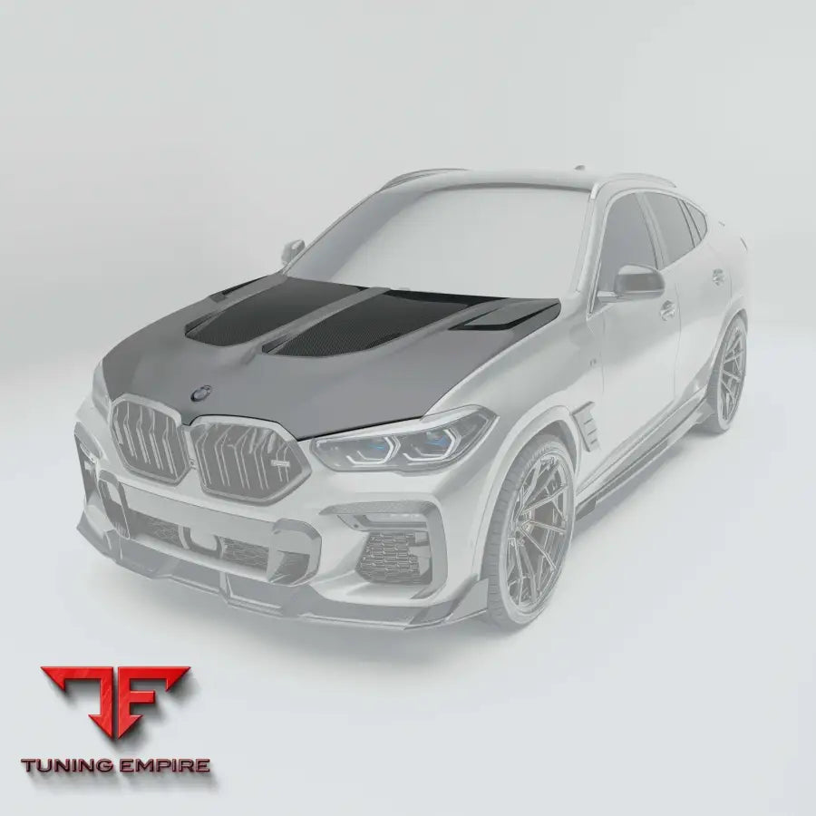 BMW X6 G06 PRE-LCI CARBON FIBER HOOD