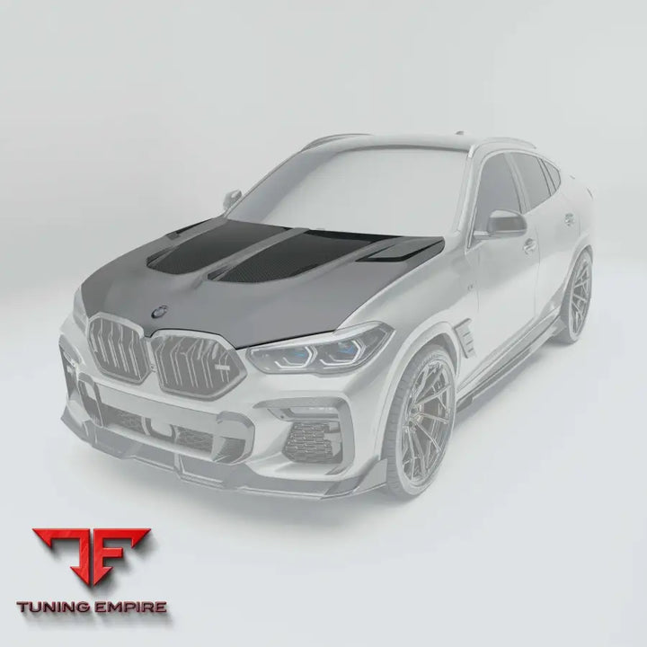 BMW X6 G06 PRE-LCI CARBON FIBER HOOD