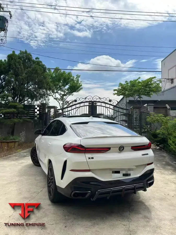 BMW X6 G06 AE Design rear diffuser and canard set