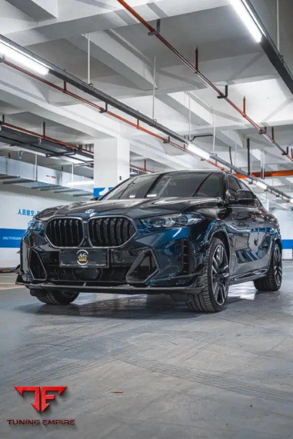 BMW X6 M60i G06 LCI AE Design front canards