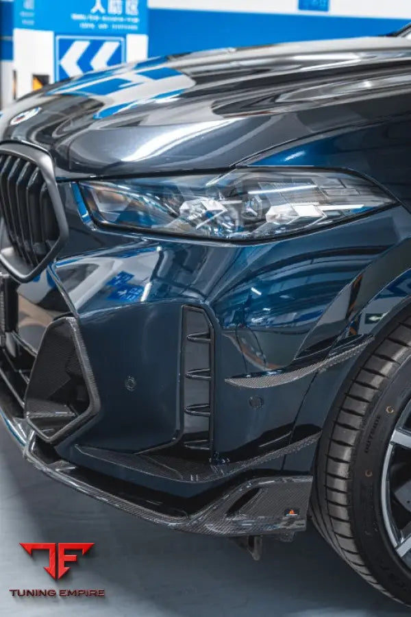 BMW X6 M60i G06 LCI AE Design front canards