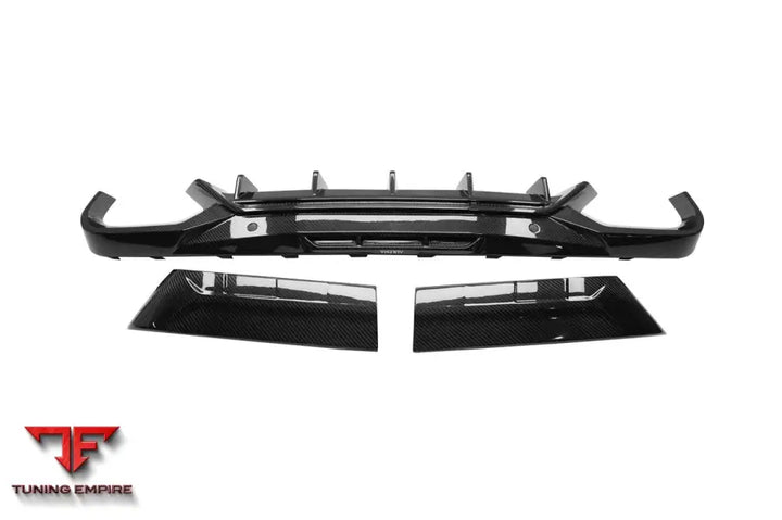 Bmw X6M F96 Ad Style Dry Carbon Fiber Rear Diffuser Lip Bsd
