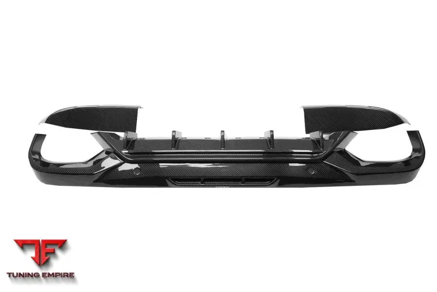 Bmw X6M F96 Ad Style Dry Carbon Fiber Rear Diffuser Lip Bsd