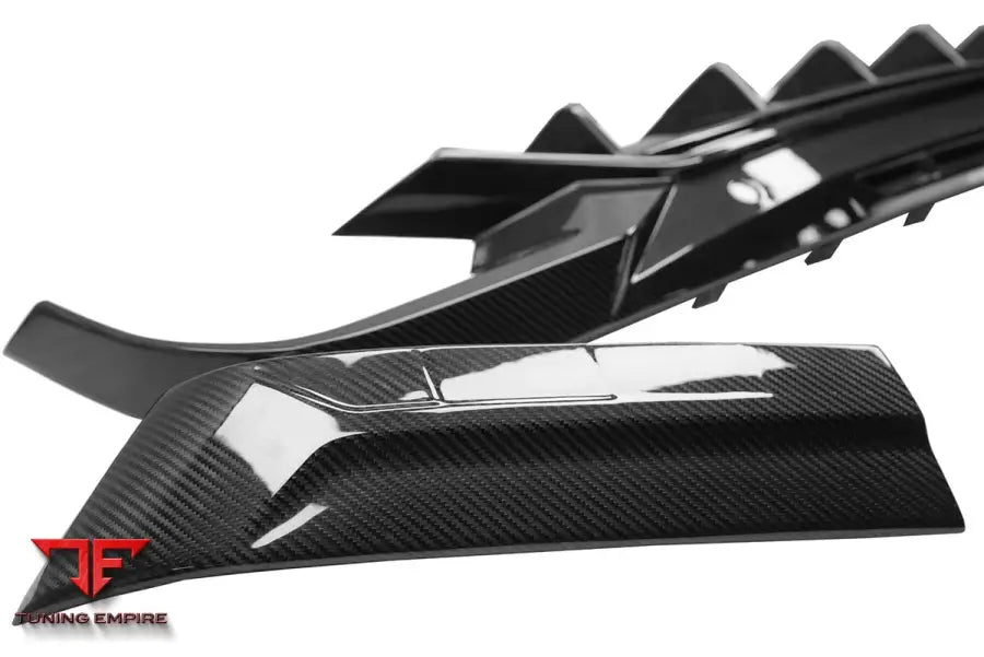 Bmw X6M F96 Ad Style Dry Carbon Fiber Rear Diffuser Lip Bsd