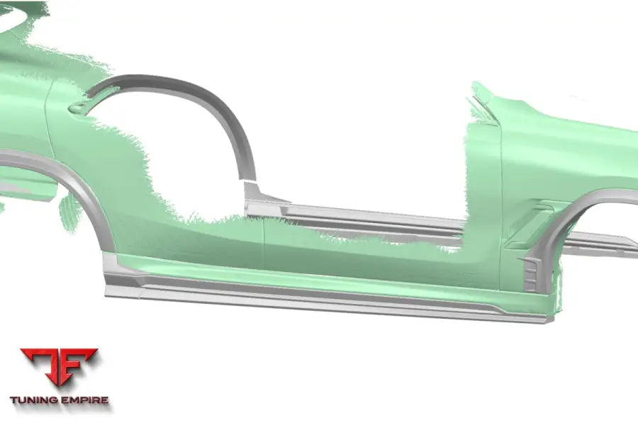 Bmw X6M F96 & G06 X6 Ad Style Dry Carbon Fiber Side Skirts Bsd