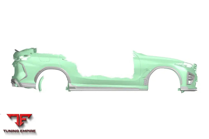 Bmw X6M F96 & G06 X6 Ad Style Dry Carbon Fiber Side Skirts Bsd