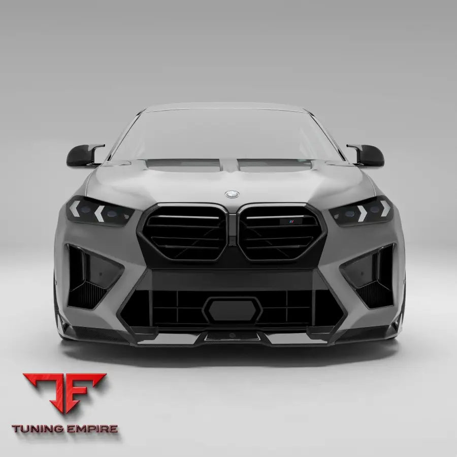 BMW X6M F96 LCI CARBON FIBER FRONT LIP VENT TRIMS