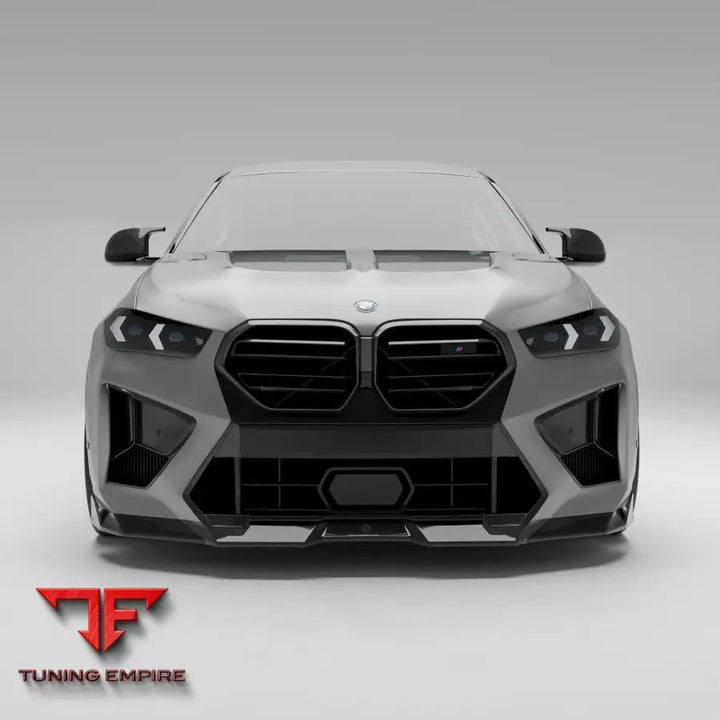 BMW X6M F96 LCI CARBON FIBER FRONT LIP VENT TRIMS
