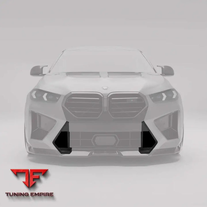 BMW X6M F96 LCI CARBON FIBER FRONT LIP VENT TRIMS