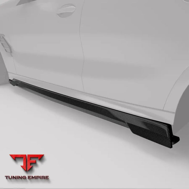 BMW X6M F96 LCI CARBON FIBER SIDE SKIRTS