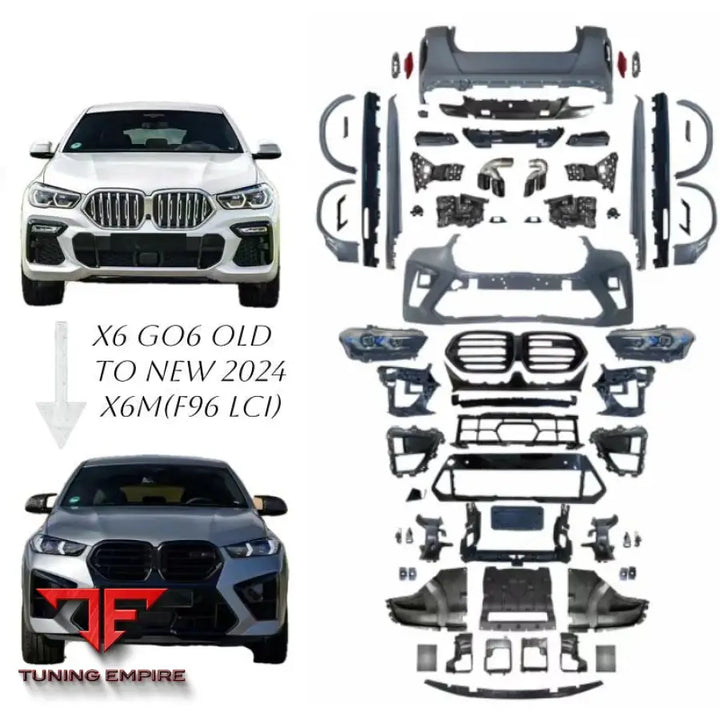 BMW X6M F96 LCI STYLE FRONT BUMPER 2024