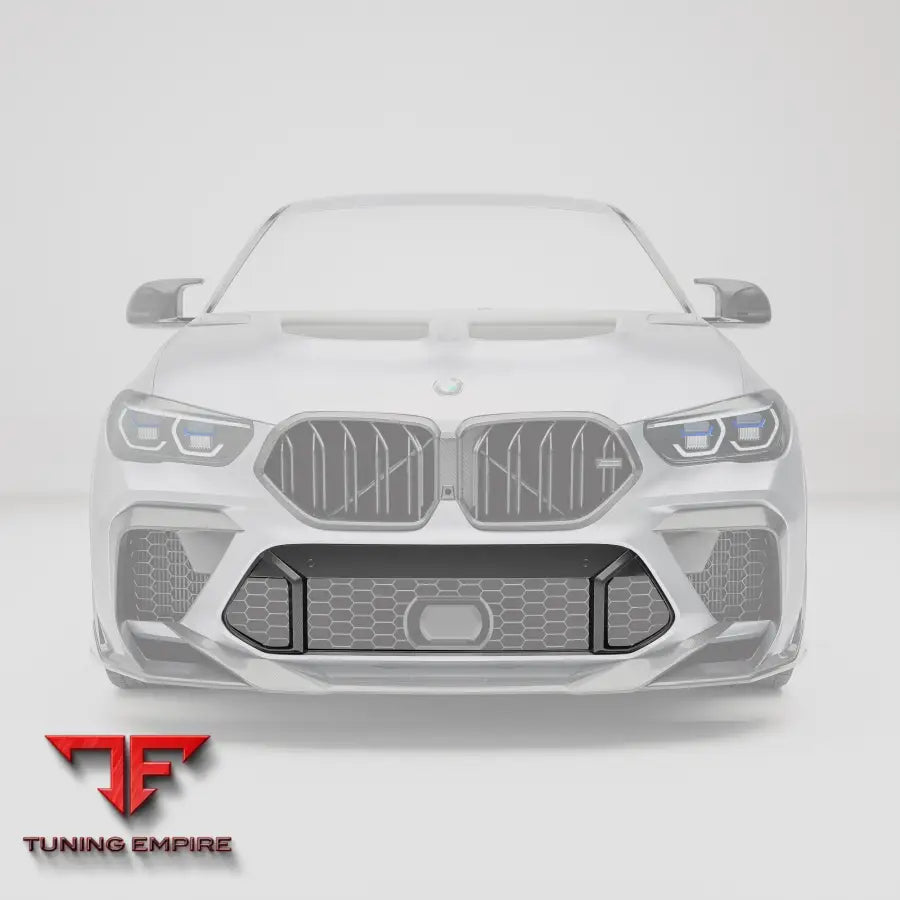 BMW X6M F96 PRE-LCI CARBON FIBER FRONT AIR INTAKE TRIM